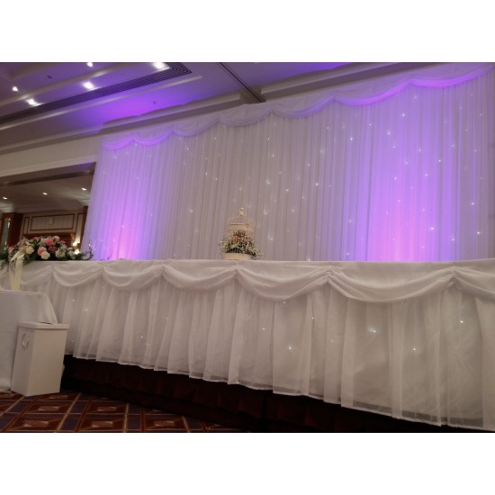 Premier Starlight Wedding Backdrop - Full Spectrum of colours inc Warm or Cool white