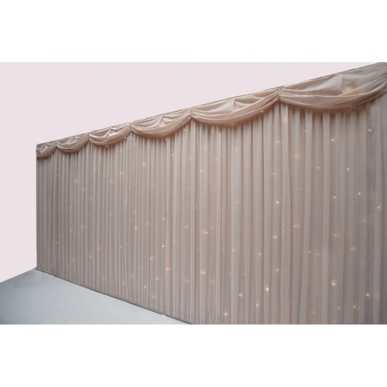 Blush Deluxe Starlight Wedding Backdrop 