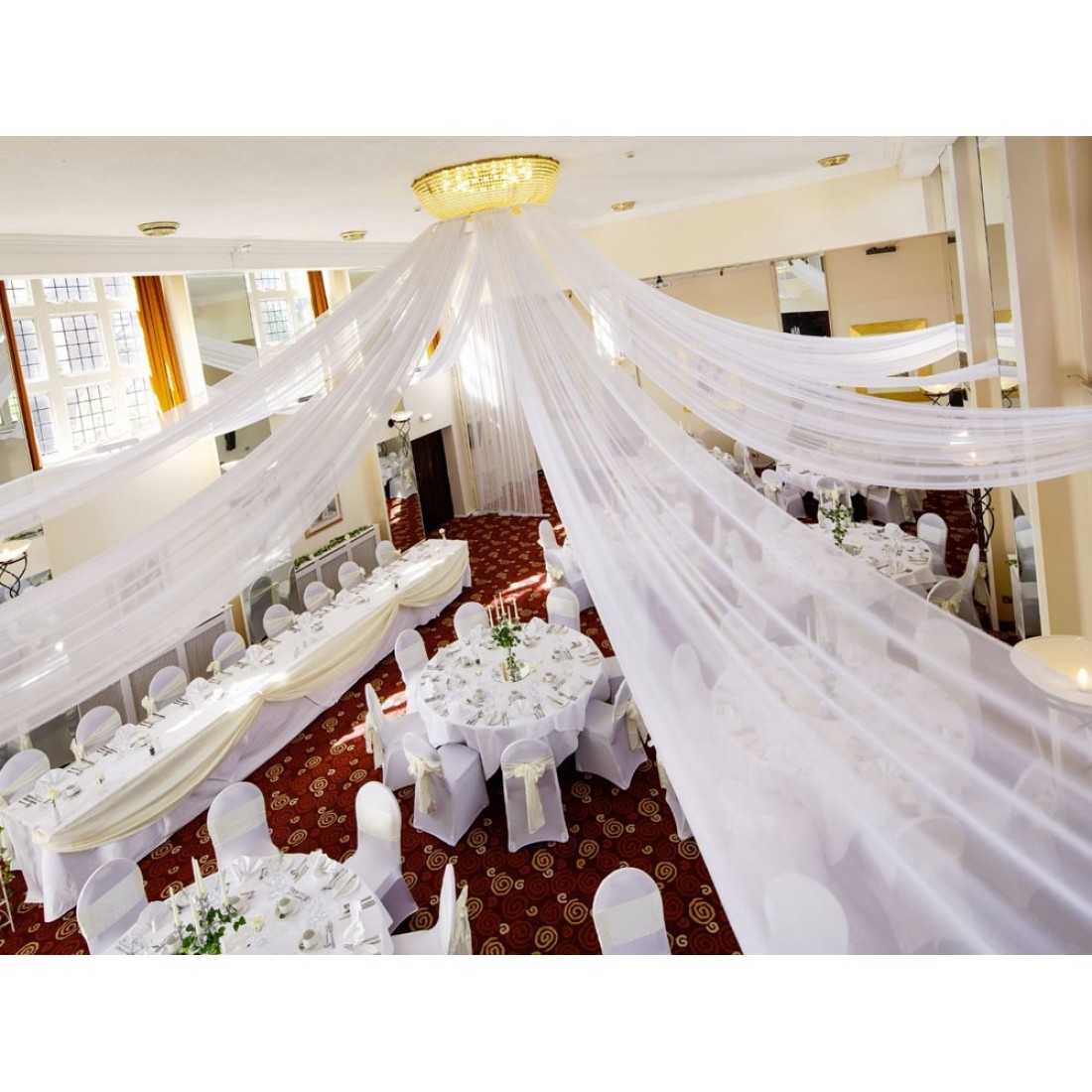 DIY Ceiling Drape Kit Mirage Wedding Backdrops