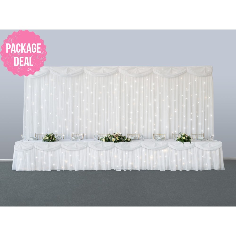 Starlight Table Skirt Mains Powered Mirage Wedding Starlight Table Skirt Mains Powered Mirage Wedding