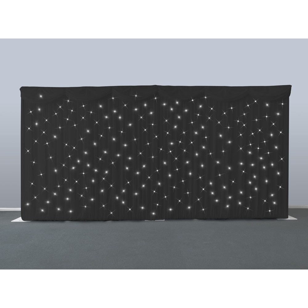 Black Starcloth Backdrop Mirage Wedding Backdrops