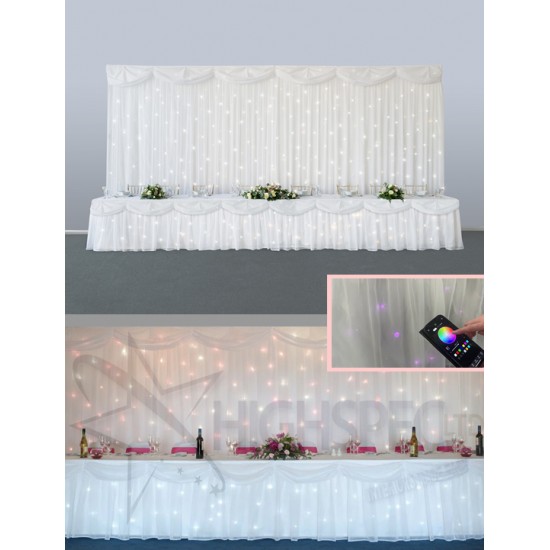 Deluxe Wedding Backdrop plus colour select